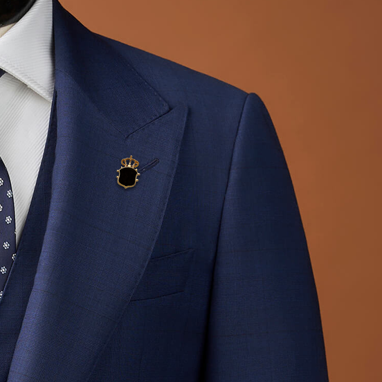 The Golden Monarch Lapel Pin by Monzoro – view 2
