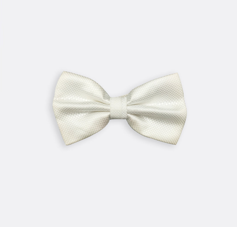 white texture bow tie
