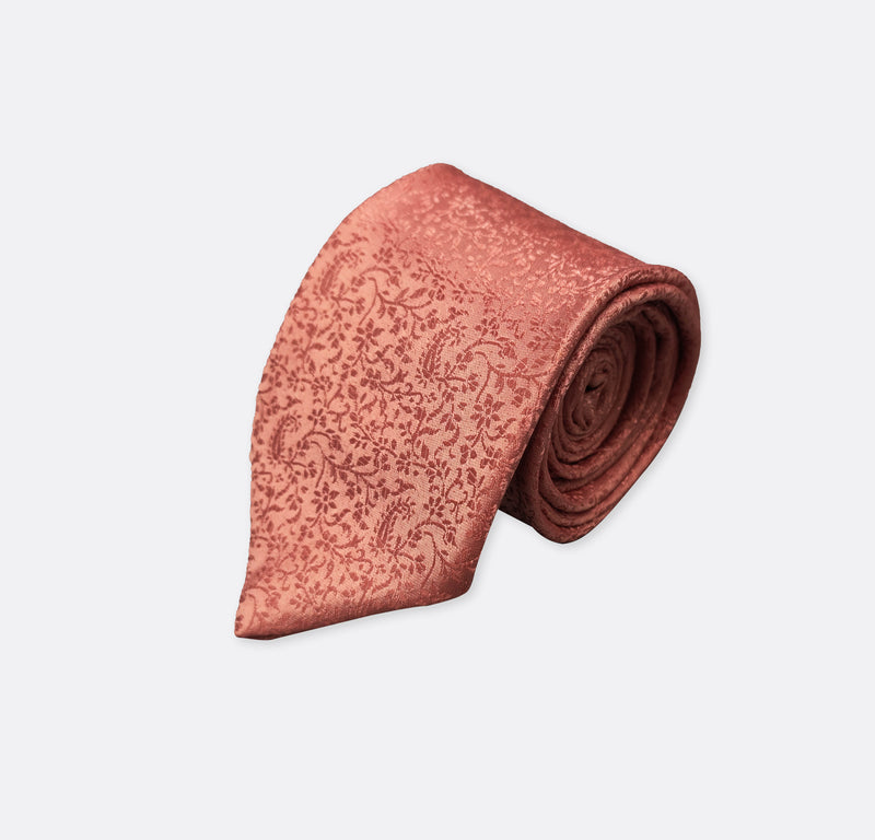 Peach Pink Self tie