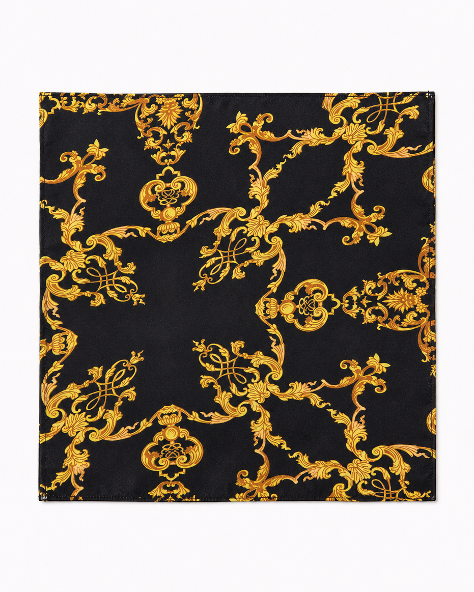 Baroque Elegance Silk Pocket Square by Monzoro – view 14