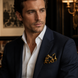 Baroque Elegance Silk Pocket Square by Monzoro – view 16