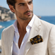 Baroque Elegance Silk Pocket Square by Monzoro – view 19