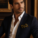 Baroque Elegance Silk Pocket Square by Monzoro – view 30