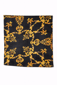 Baroque Elegance Silk Pocket Square by Monzoro