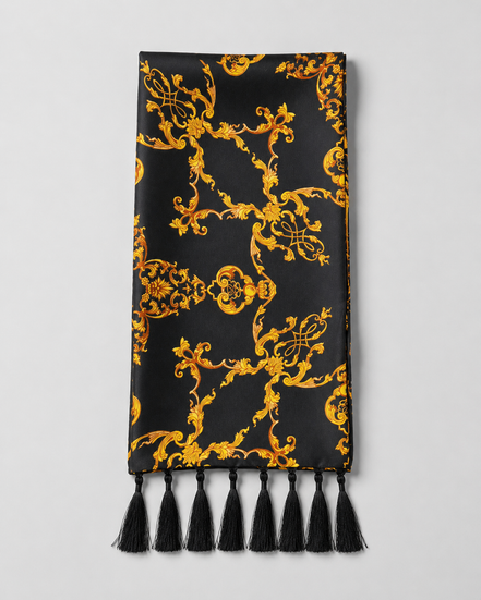 Baroque Elegance Silk Scarf by Monzoro – view 3