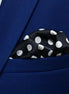Black Base Polka - Silk Pocket Square by Monzoro – view 16