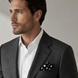Black Base Polka - Silk Pocket Square by Monzoro – view 26