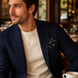 Black Base Polka - Silk Pocket Square by Monzoro – view 28