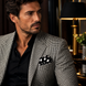 Black Base Polka - Silk Pocket Square by Monzoro – view 29
