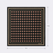 Black & Gold Reversible Silk Pocket Square by Monzoro – view 18