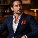 Bold Orange Floral Silk Pocket Square by Monzoro – view 15