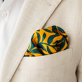 Bold Tropical Silk Pocket Square by Monzoro – view 11