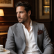 Brown Dot Polka - Silk Pocket Square by Monzoro – view 20