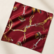 Burgundy Butterfly Charms Silk Pocket Square by Monzoro – view 14