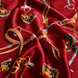 Burgundy Butterfly Charms Silk Pocket Square by Monzoro – view 19