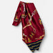 Burgundy Butterfly Charms Silk Ascot by Monzoro – view 24