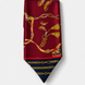 Burgundy Butterfly Charms Silk Ascot by Monzoro
