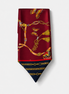 Burgundy Butterfly Charms Silk Ascot by Monzoro