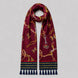 Burgundy Butterfly Charms Silk Scarf by Monzoro – view 16