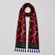 Burgundy Butterfly Charms Silk Scarf by Monzoro – view 18