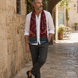 Burgundy Butterfly Charms Silk Scarf by Monzoro – view 22