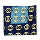 Chain Loop Blue Silk Pocket Square by Monzoro – view 4