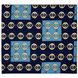 Chain Loop Blue Silk Pocket Square by Monzoro – view 6