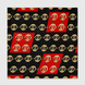 Chain Loop Red Silk Pocket Square by Monzoro – view 11