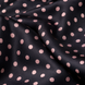 Charcoal Grey with Pink Polka Dots Silk Pocket Square by Monzoro – view 11