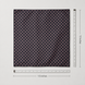 Charcoal Grey with Pink Polka Dots Silk Pocket Square by Monzoro – view 17