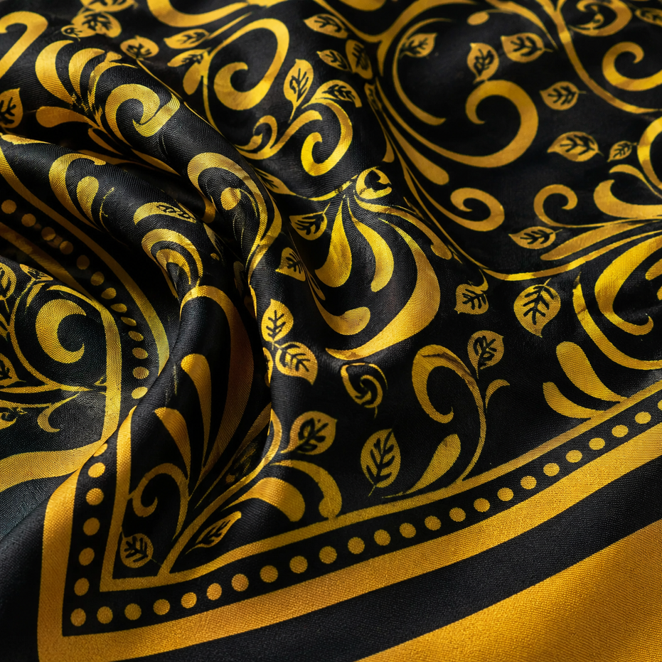 Chinese Floral Art – Silk Pocket Square by Monzoro – view 17