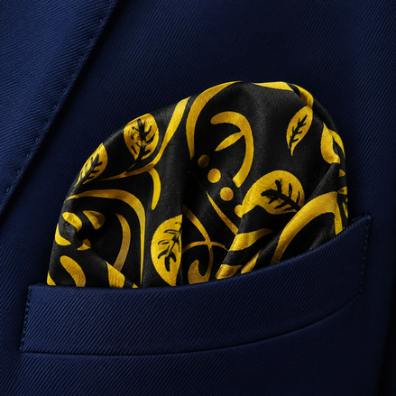 Chinese Floral Art – Silk Pocket Square by Monzoro – view 18