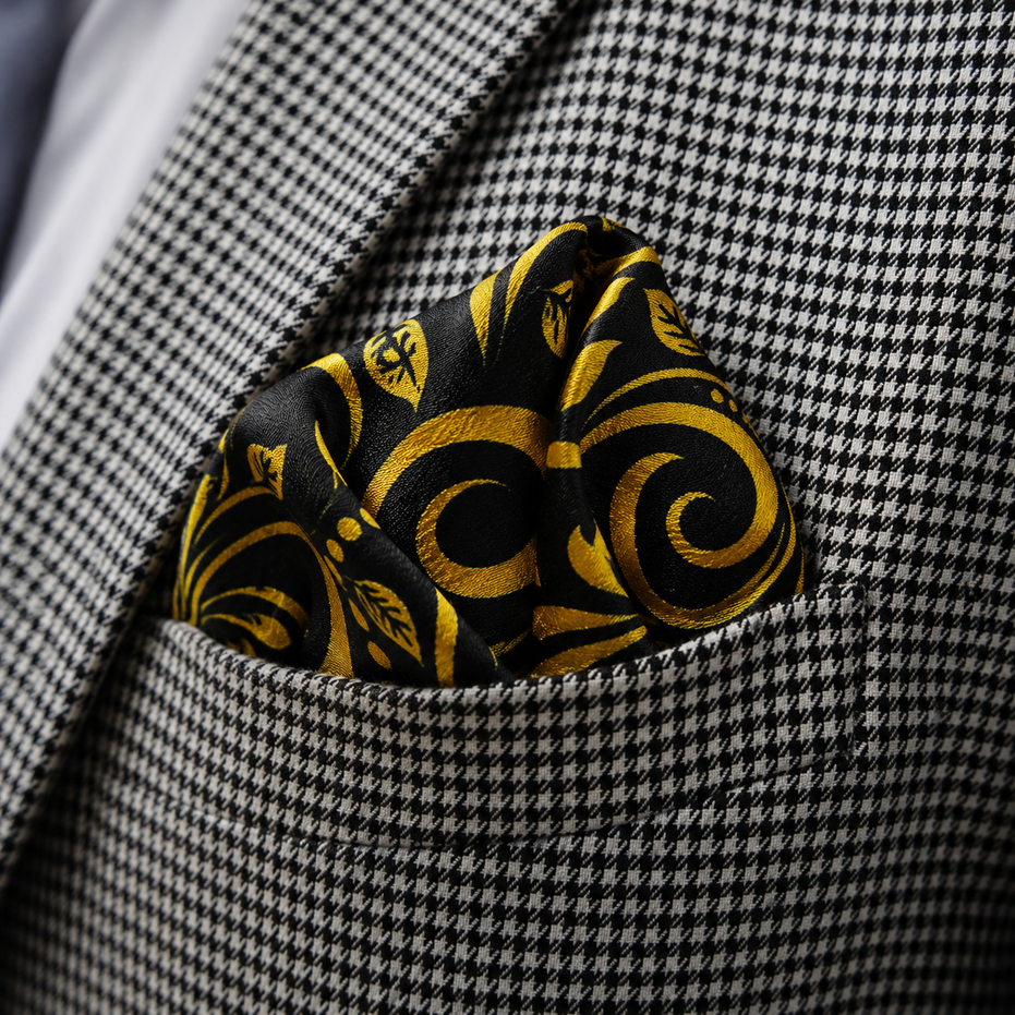 Chinese Floral Art – Silk Pocket Square by Monzoro – view 20