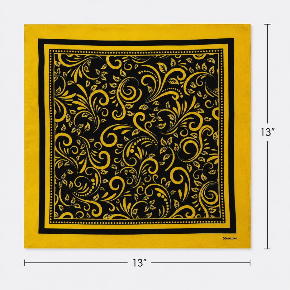 Chinese Floral Art – Silk Pocket Square by Monzoro – view 22