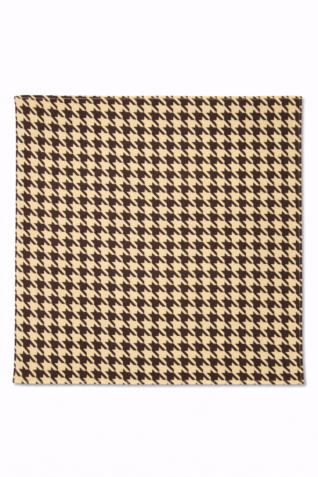 Classic Houndstooth Silk Pocket Square by Monzoro