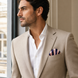 Coastal Stripes Silk Pocket Square by Monzoro – view 21