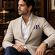Coastal Stripes Silk Pocket Square by Monzoro – view 22