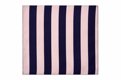 Coastal Stripes Silk Pocket Square by Monzoro