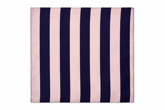 Coastal Stripes Silk Pocket Square by Monzoro
