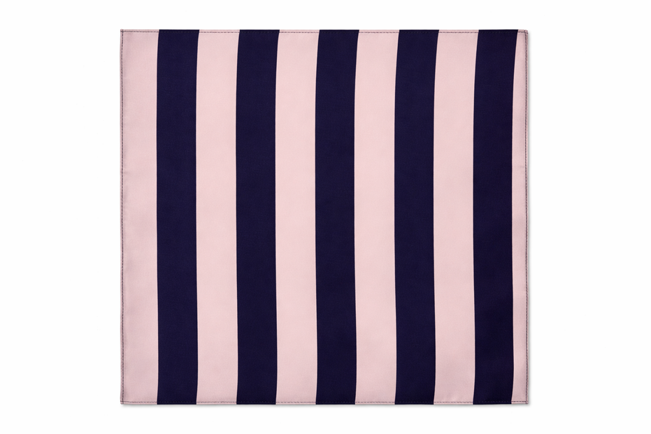 Coastal Stripes Silk Pocket Square by Monzoro