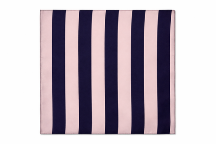 Coastal Stripes Silk Pocket Square by Monzoro