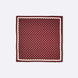 Dark Maroon with White Polka Dots - Silk Pocket Square by Monzoro – view 11