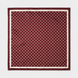 Dark Maroon with White Polka Dots - Silk Pocket Square