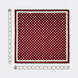 Dark Maroon with White Polka Dots - Silk Pocket Square by Monzoro – view 21