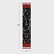 Deep Midnight Blue Butterfly Charms Silk Scarf by Monzoro – view 14
