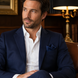 Deep Navy Silk Pocket Square by Monzoro – view 13
