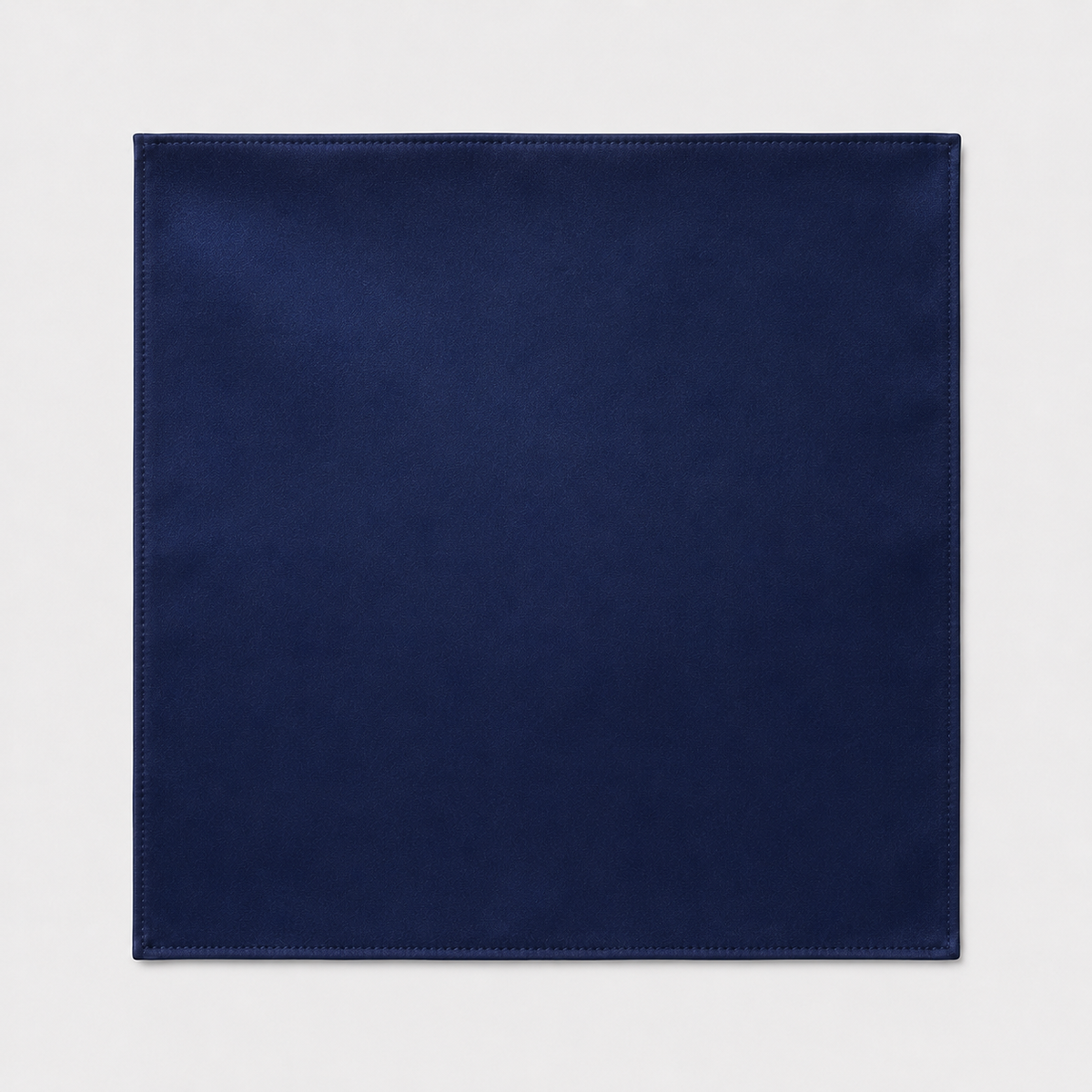 Deep Navy Silk Pocket Square by Monzoro – view 14