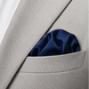 Deep Navy Silk Pocket Square by Monzoro – view 15