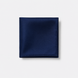 Deep Navy Silk Pocket Square by Monzoro – view 3