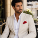 Deep Red Silk Pocket Square by Monzoro – view 17